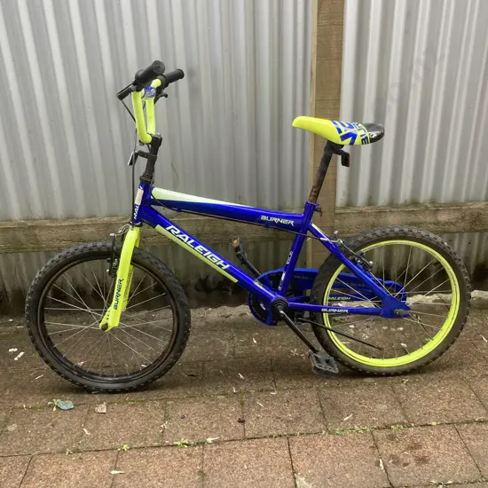 Raleigh Burner Blue & Yellow Kids Bike